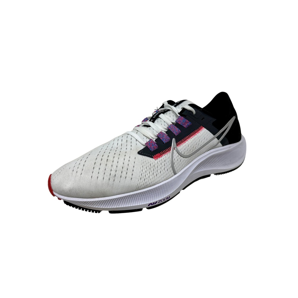 Nike Air Zoom Pegasus 38 Running Shoes White Black CW7358-101 Women's Size 10